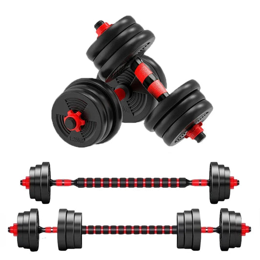 Transforming Dumbell Barbell Set