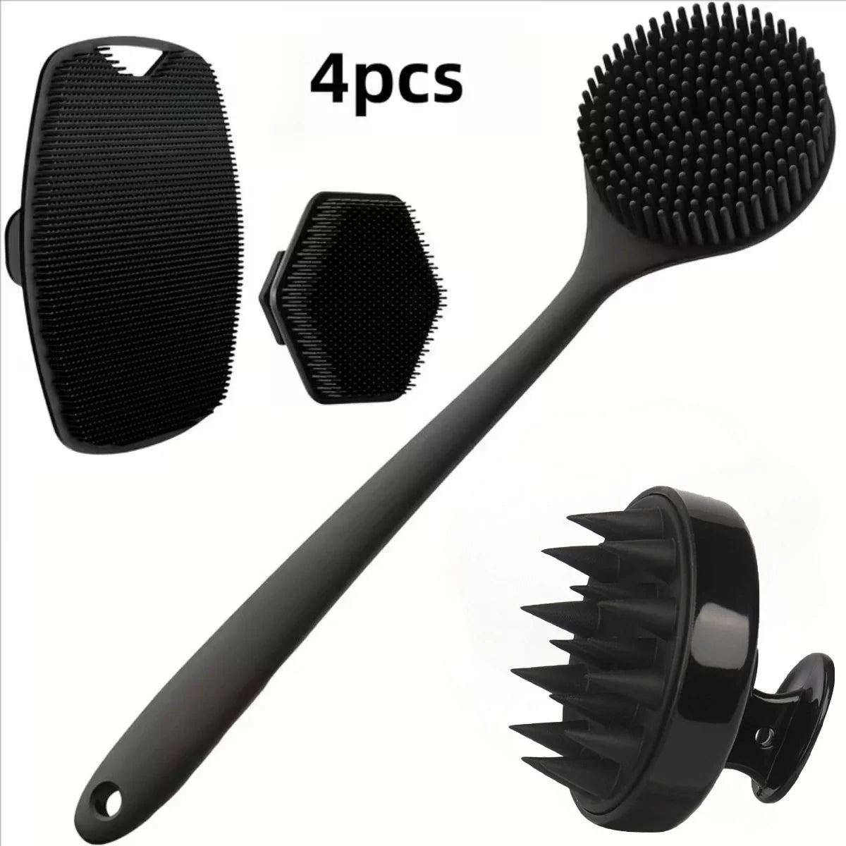 Bacteria-Free Silicone Scrubber Set