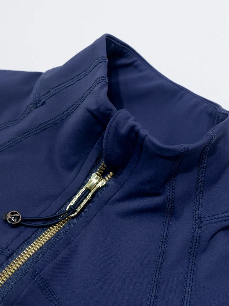 Golden Zipper Yoga Jacket