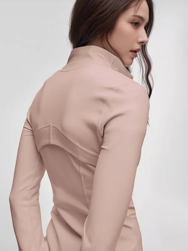 Golden Zipper Yoga Jacket