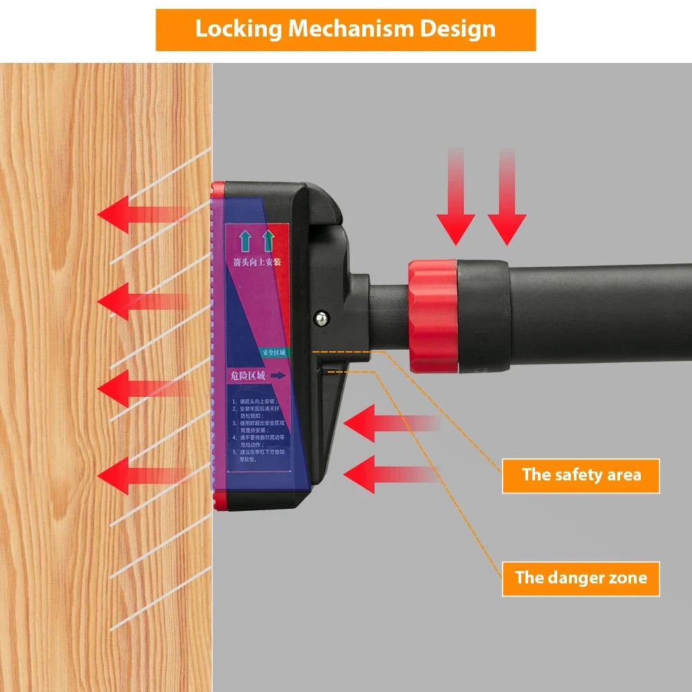 Self-Locking Pull Up Bar